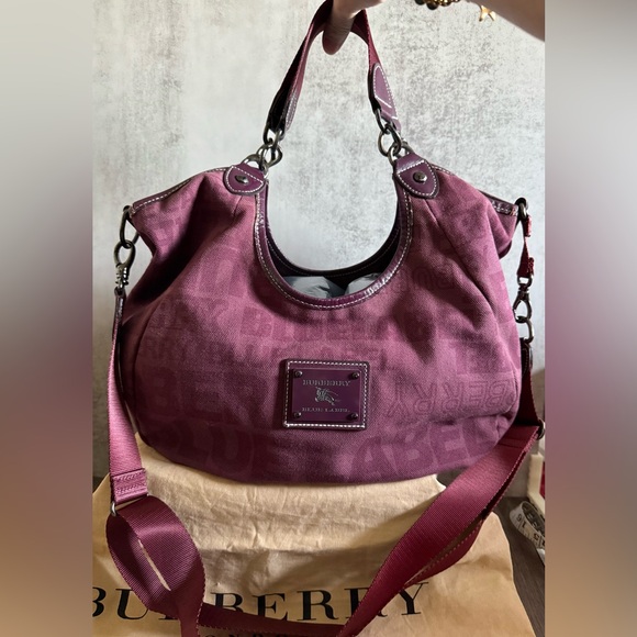 Burberry Blue Label 3-Way Canvas Tote - Picture 1 of 11